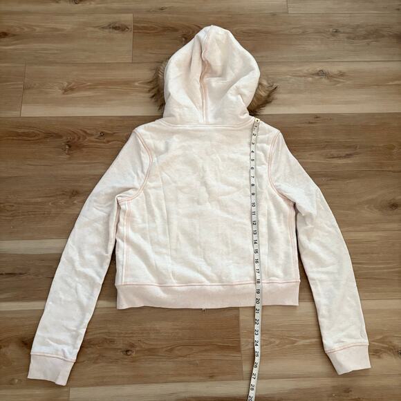 Urban Outfitters Out From Under Bundle Up Faux Fur Trim Hoodie Sweatshirt M - Picture 4 of 7